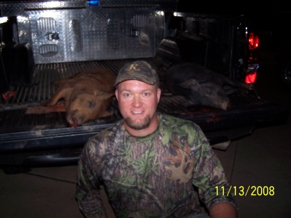 Chance and his multiple hogs, nice shooting!